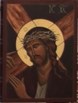 18. Christ Accepts His Cross by Lynne Beard