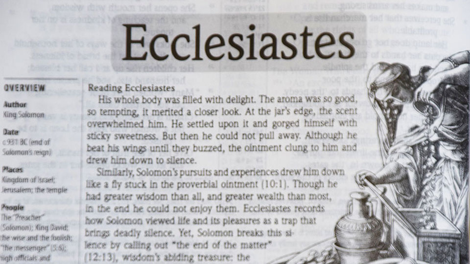 "002. Ecclesiastes 5:10-20" by Timothy Saleska
