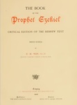 The Book of Ezekiel by C. H. Toy